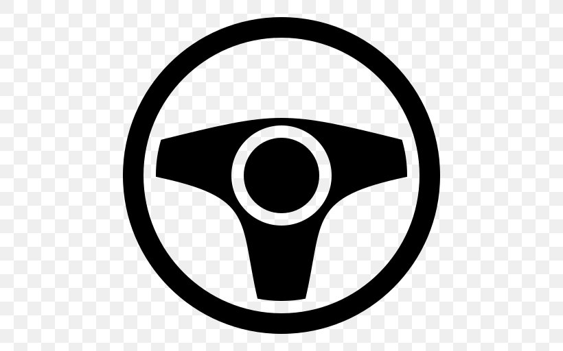 Car Motor Vehicle Steering Wheels, PNG, 512x512px, Car, Black And White, Brand, Computer Software, Game Download Free