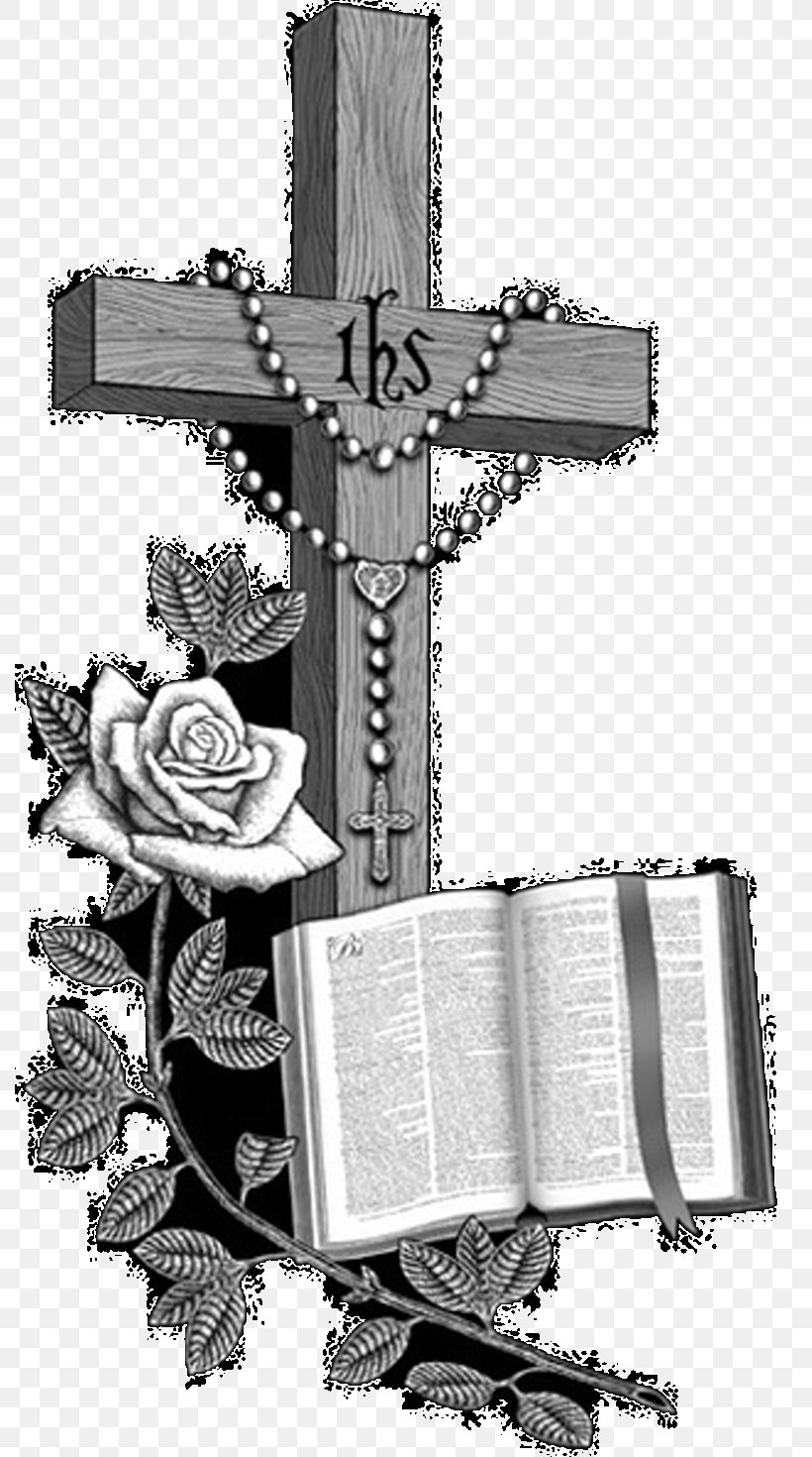 Praying Hands Bible Christian Cross Headstone Png 790x1470px