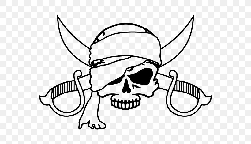 Jolly Roger Piracy Drawing Pirate Code, PNG, 600x470px, Jolly Roger, Artwork, Black, Black And White, Bone Download Free