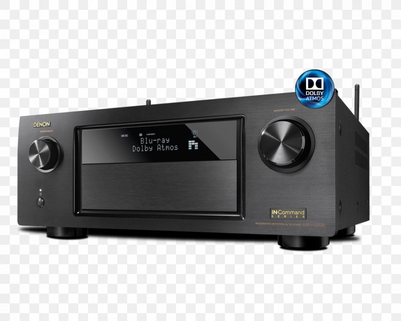 AV Receiver Denon AVR-X4200W Dolby Atmos Surround Sound, PNG, 1200x960px, 4k Resolution, Av Receiver, Audio, Audio Equipment, Audio Receiver Download Free