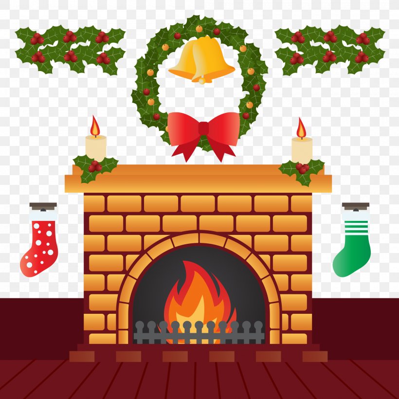 Furnace Christmas Fireplace Chimney Illustration, PNG, 2000x2000px, Christmas, Art, Chimney, Christmas Decoration, Computer Graphics Download Free