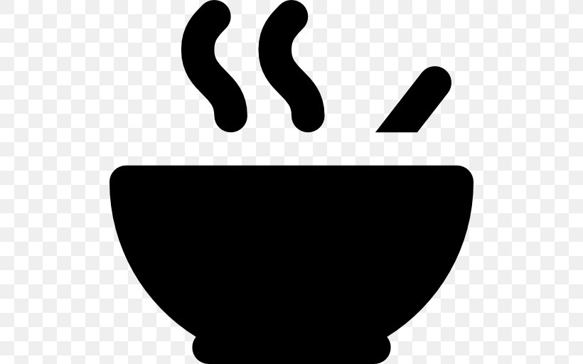Food Bowl Clip Art, PNG, 512x512px, Food, Black, Black And White, Bowl, Cooking Download Free