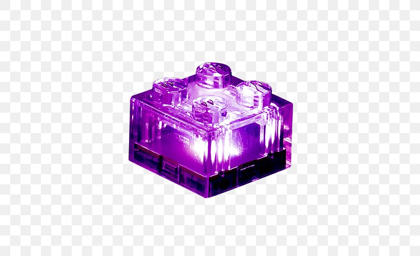 Light Glass Brick Violet Purple, PNG, 500x500px, Light, Blue, Brick, Color, Glass Brick Download Free