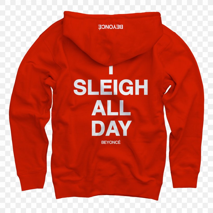 Christmas Jumper Day Slay All Day Hoodie, PNG, 1600x1600px, Watercolor, Cartoon, Flower, Frame, Heart Download Free