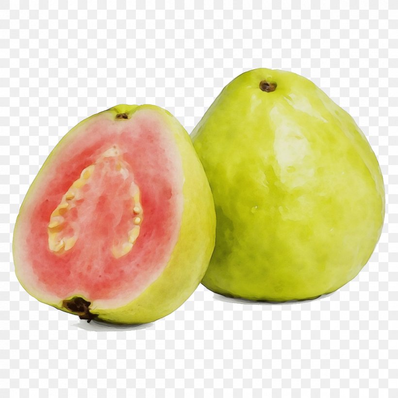 Fruit Food Plant Guava Common Guava, PNG, 1200x1200px, Watercolor, Accessory Fruit, Common Guava, Fig, Food Download Free
