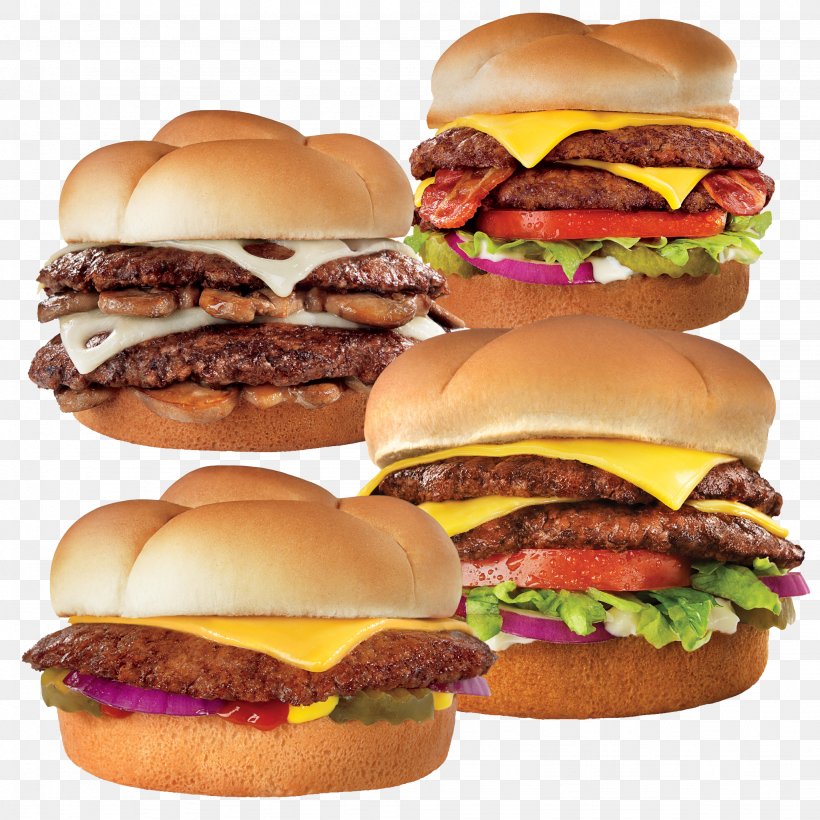 Hamburger Cheeseburger Fast Food Breakfast Sandwich Submarine Sandwich, PNG, 2048x2048px, Hamburger, American Food, Appetizer, Breakfast Sandwich, Buffalo Burger Download Free