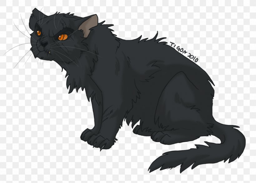 Kitten Black Cat Yellowfang Whiskers, PNG, 1000x717px, Kitten, Black, Black Cat, Bombay, Brokenstar Download Free