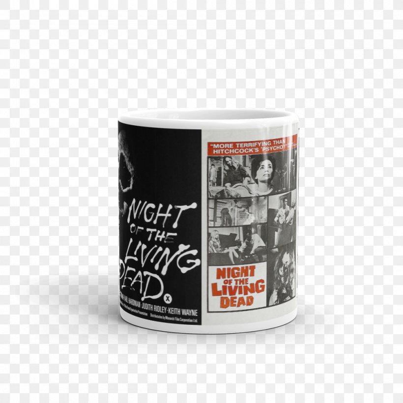Night Of The Living Dead Film Poster, PNG, 1000x1000px, Living Dead, Culture, Film, Film Poster, Mug Download Free