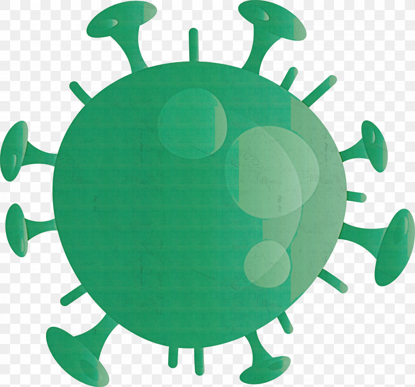 Coronavirus COVID Virus, PNG, 3000x2800px, Coronavirus, Corona, Covid, Green, Logo Download Free