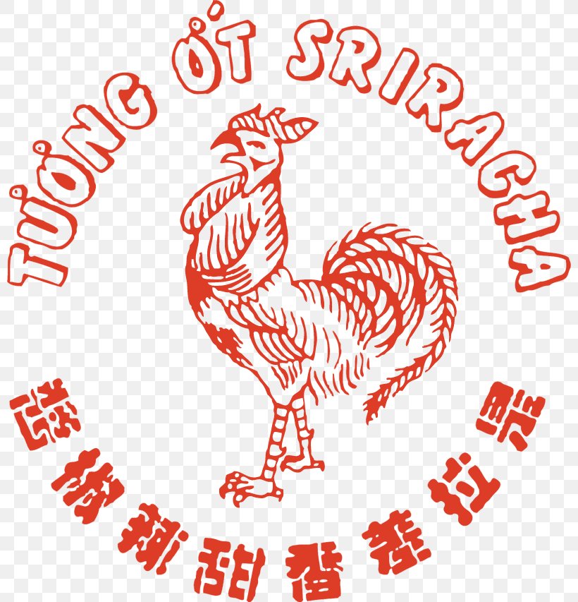 T-shirt Sriracha Sauce Huy Fong Foods Hot Sauce Huy Fong Sriracha, PNG, 800x853px, Tshirt, Area, Beak, Bird, Black And White Download Free
