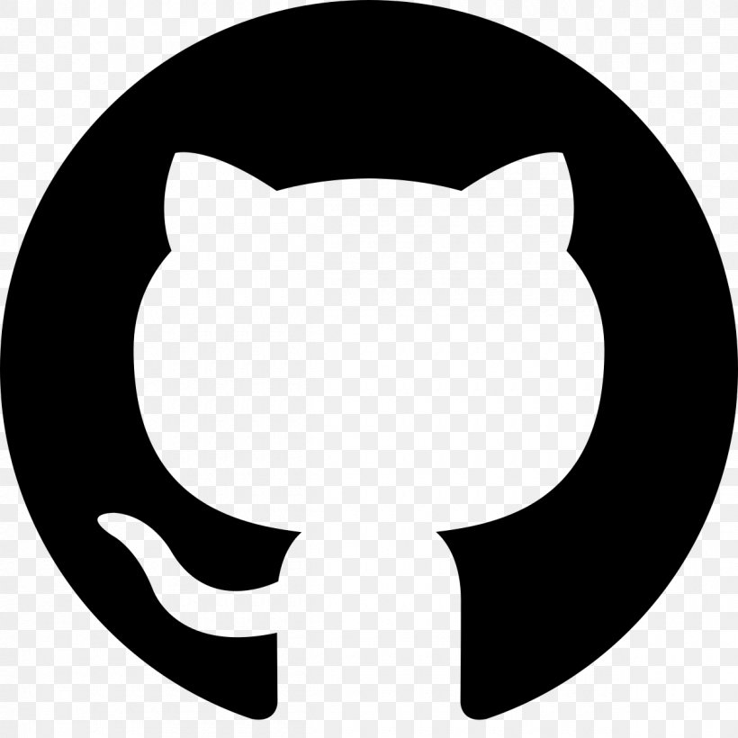 GitHub Directory, PNG, 1200x1200px, Github, Black, Black And White, Carnivoran, Cat Download Free
