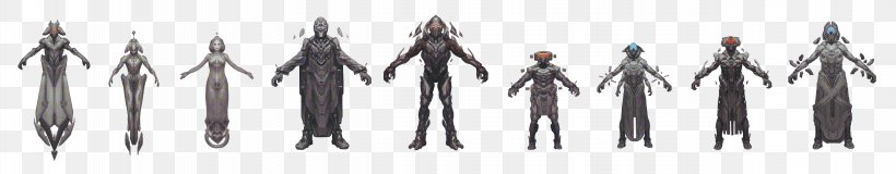 Halo 5: Guardians Halo 4 Halo: Cryptum Forerunner Concept Art, PNG, 5100x1000px, 343 Industries, Halo 5 Guardians, Art, Black And White, Concept Download Free