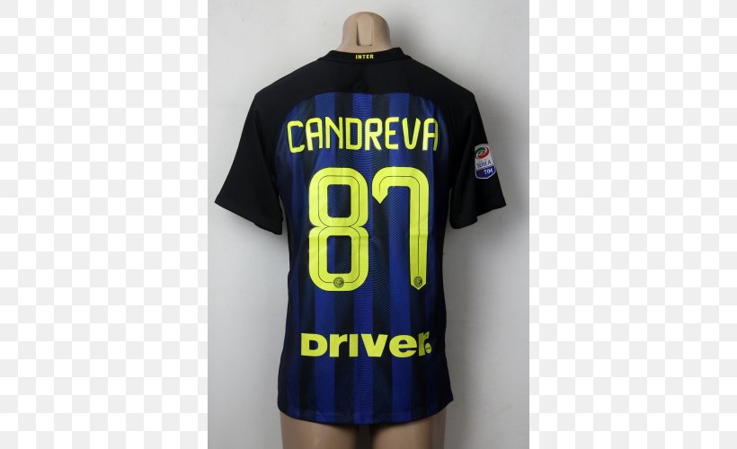 Inter Milan T-shirt Football 2017–18 Serie A Jersey, PNG, 500x500px, Inter Milan, Active Shirt, Antonio Candreva, Clothing, Cycling Jersey Download Free