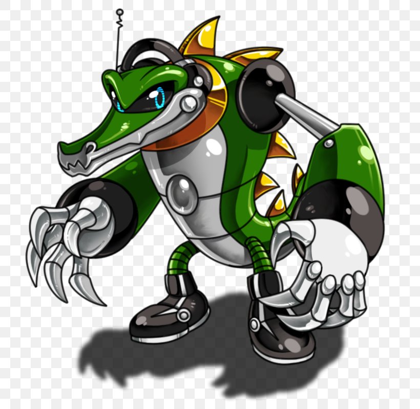 Vector The Crocodile Espio The Chameleon Sonic The Hedgehog Sonic Riders Metal Sonic, PNG, 755x800px, Vector The Crocodile, Amphibian, Art, Cartoon, Crocodile Download Free