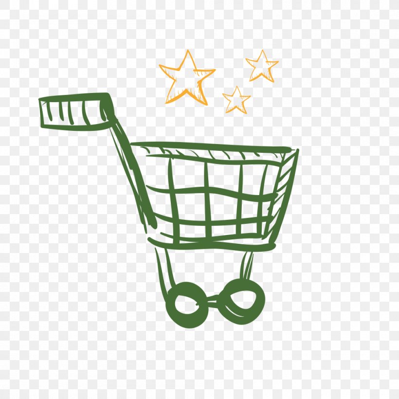 Shopping Cart Vector Graphics Image, PNG, 1000x1000px, Shopping Cart, Cart, Drawing, Flat Design, Online Shopping Download Free