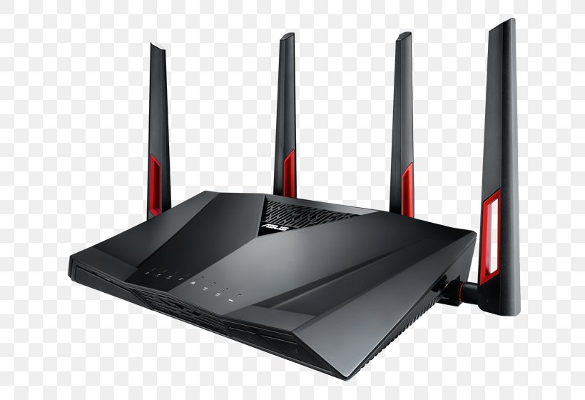 Wireless-AC3100 Dual Band Gigabit Router RT-AC88U AC1200 Gigabit Dual Band AC Router RT-AC1200G+ ASUS Wi-Fi, PNG, 675x560px, Router, Asus, Computer Network, Electronics, Electronics Accessory Download Free