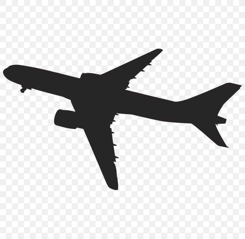 Airplane Silhouette Illustration Aviation Image, PNG, 800x800px, Airplane, Air Travel, Aircraft, Airliner, Aviation Download Free