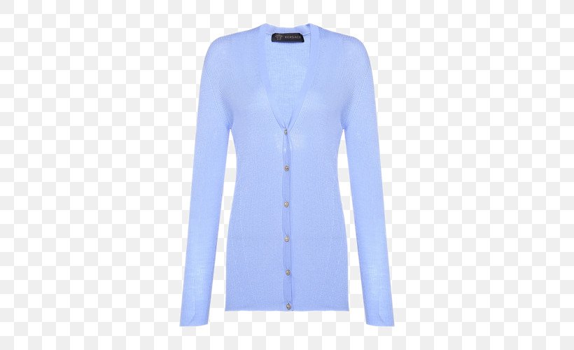 Cardigan Neck Sleeve, PNG, 500x500px, Cardigan, Blue, Clothing, Electric Blue, Neck Download Free