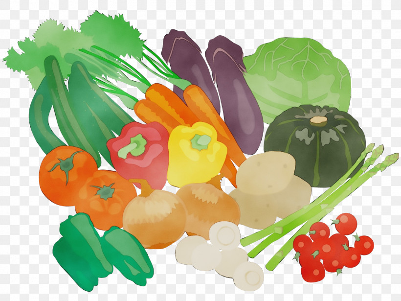 Vegetable Plant Vegetarian Food Vegan Nutrition Food, PNG, 1600x1200px, Watercolor, Food, Paint, Plant, Vegan Nutrition Download Free