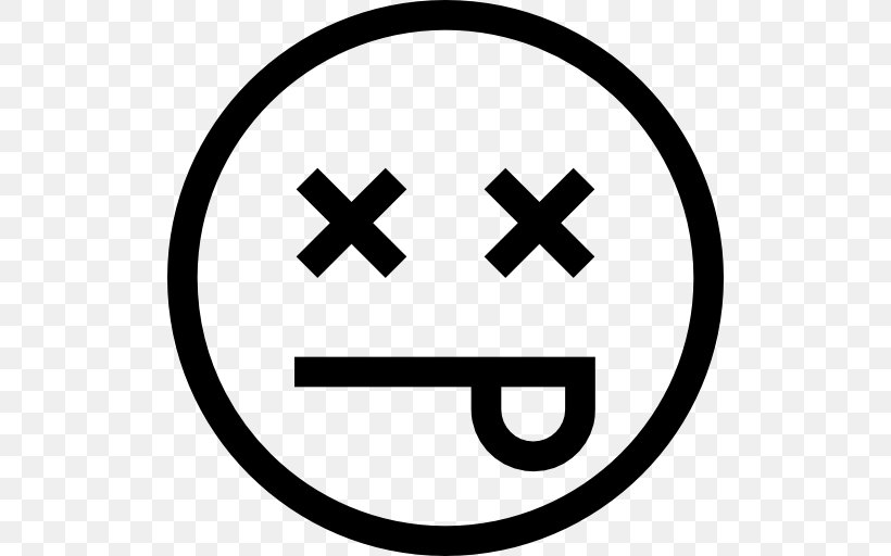 Emoji Emoticon Smiley, PNG, 512x512px, Emoji, Area, Black And White, Brand, Death Download Free