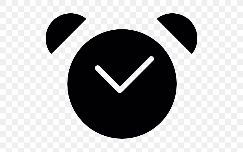 Alarm Clocks Logo, PNG, 512x512px, Alarm Clocks, Alarm Device, Black, Black And White, Clock Download Free
