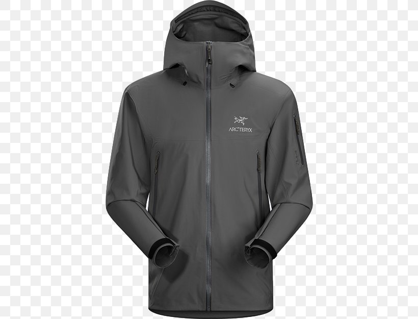 Hoodie Arc'teryx Jacket Clothing, PNG, 450x625px, Hoodie, Active Shirt, Black, Breathability, Clothing Download Free