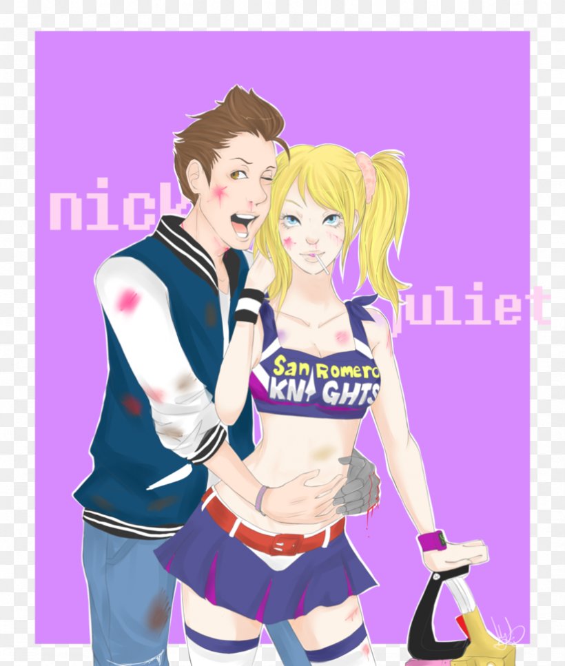 Juliet Cosplay Lollipop Chainsaw Character, PNG, 823x971px, Watercolor, Cartoon, Flower, Frame, Heart Download Free