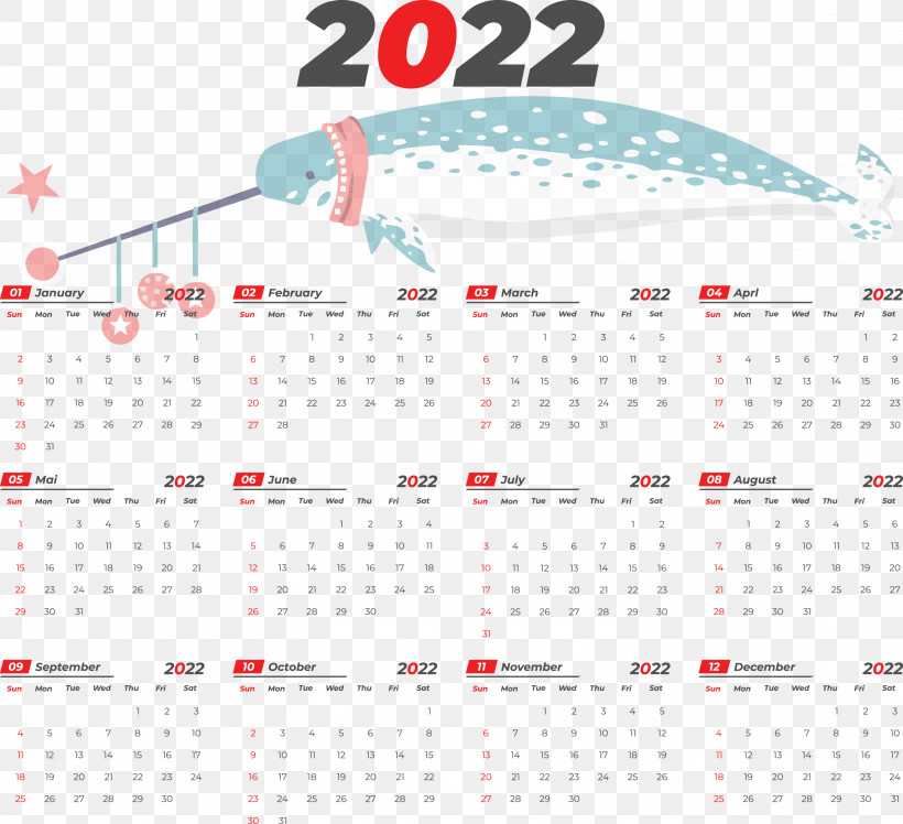 2022 Yearly Calendar Printable 2022 Yearly Calendar Template, PNG, 2999x2737px, Line, Template Download Free