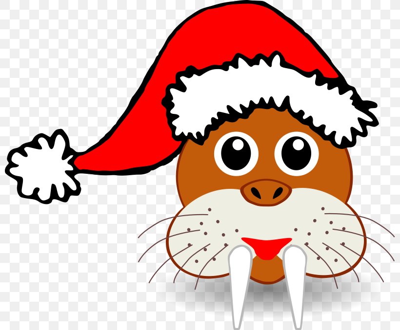Santa Claus Dog Santa Suit Christmas Clip Art, PNG, 800x678px, Watercolor, Cartoon, Flower, Frame, Heart Download Free