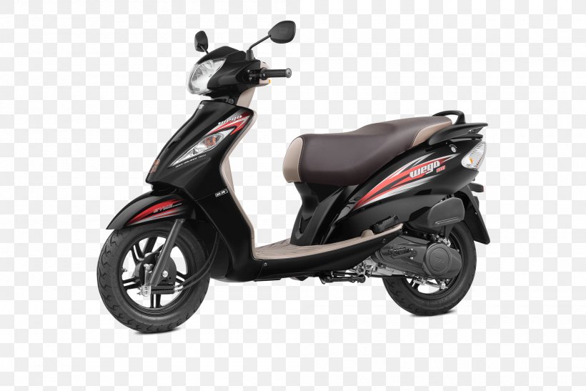 Scooter Car TVS Wego TVS Motor Company Motorcycle, PNG, 2000x1335px, Scooter, Car, Electric Motorcycles And Scooters, Hero Motocorp, Honda Activa Download Free