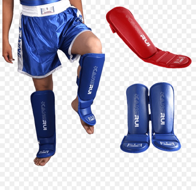 Shin Guard Kickboxing Muay Thai Sanshou, PNG, 800x796px, Shin Guard, Boxing, Boxing Glove, Boxing Training, Electric Blue Download Free