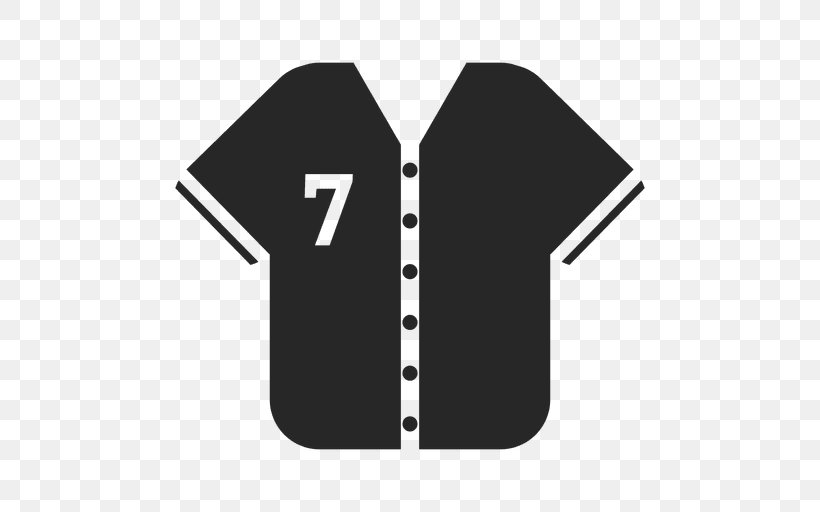 T-shirt Baseball Uniform Jersey, PNG, 512x512px, Tshirt, Ball, Baseball, Baseball Uniform, Black Download Free
