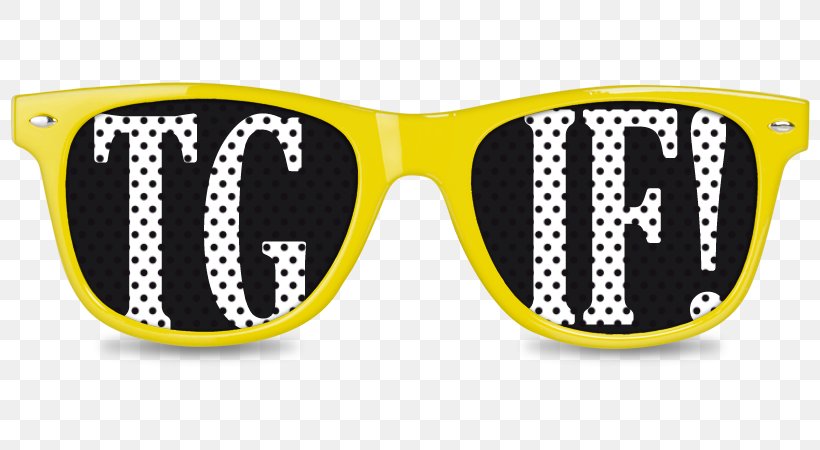 Goggles T.G.I.F. Sunglasses Week, PNG, 800x450px, Goggles, Brand, Calendar, Eyewear, Glasses Download Free