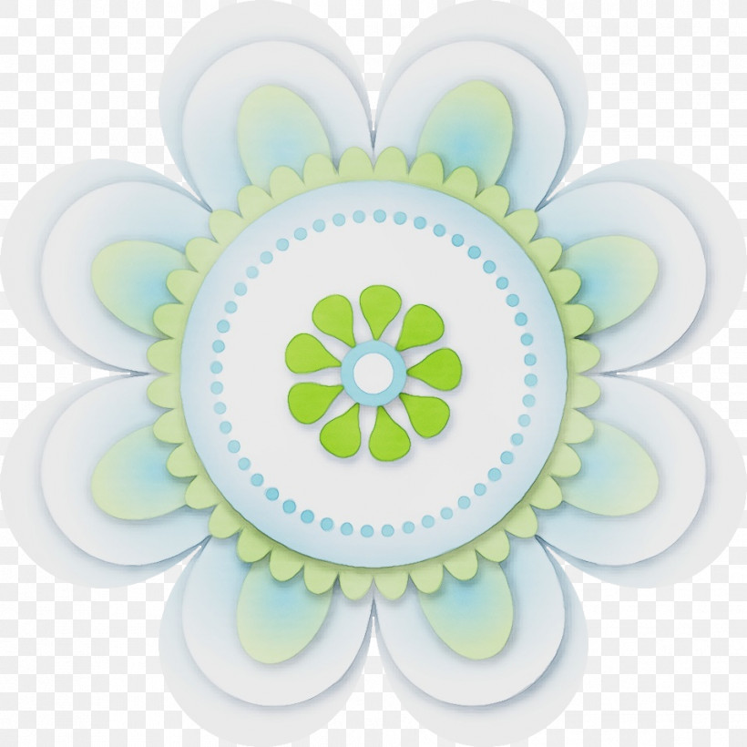 Petal Circle Sticker Pattern, PNG, 957x957px, Watercolor, Circle, Paint, Petal, Sticker Download Free