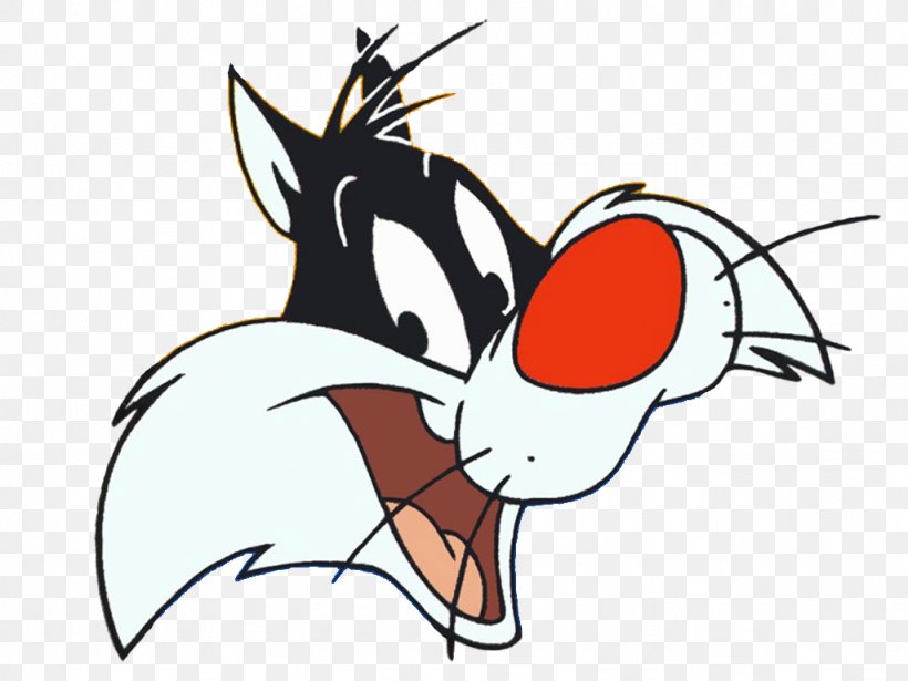Sylvester Jr. Tweety Looney Tunes Tasmanian Devil, PNG, 1024x768px,  Watercolor, Cartoon, Flower, Frame, Heart Download Free