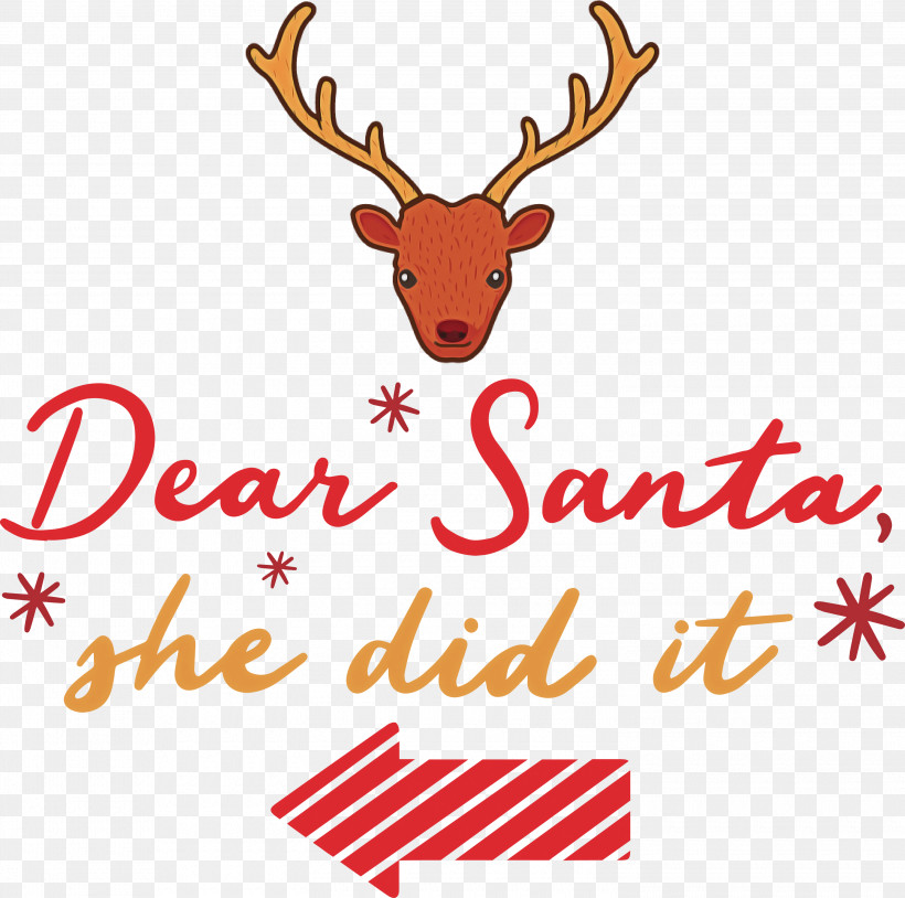 Dear Santa Santa Claus Christmas, PNG, 3000x2979px, Dear Santa, Antler, Christmas, Geometry, Line Download Free
