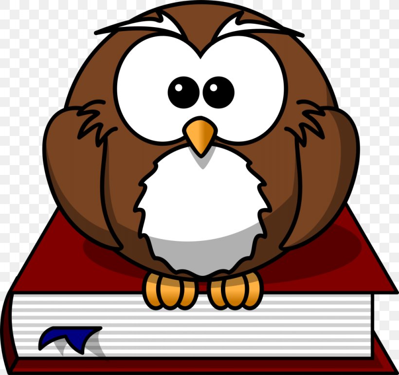 Owl Book Cartoon Clip Art, PNG, 1024x965px, Owl, Artwork, Beak, Bird, Book Download Free