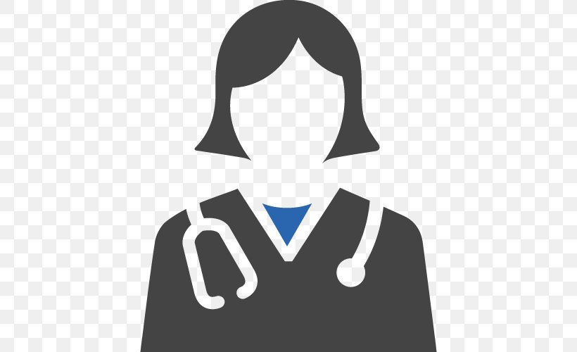Physician Medicine Computer Icons Women's Health Woman, PNG, 500x500px, Physician, Black And White, Brand, Clinic, Facial Hair Download Free