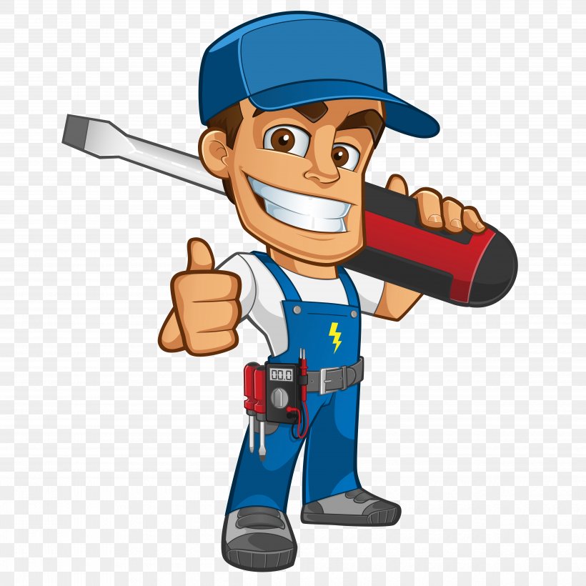 Electrician Electricity Electrical Contractor Electrical Wires & Cable Maintenance, PNG, 5000x5000px, Electrician, Ampere, Architectural Engineering, Cartoon, Company Download Free