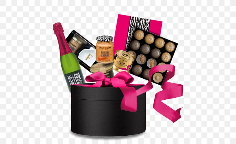 Fauchon Food Gift Baskets Christmas Delicatessen, PNG, 540x500px, Fauchon, Basket, Bottle, Champagne, Christmas Download Free