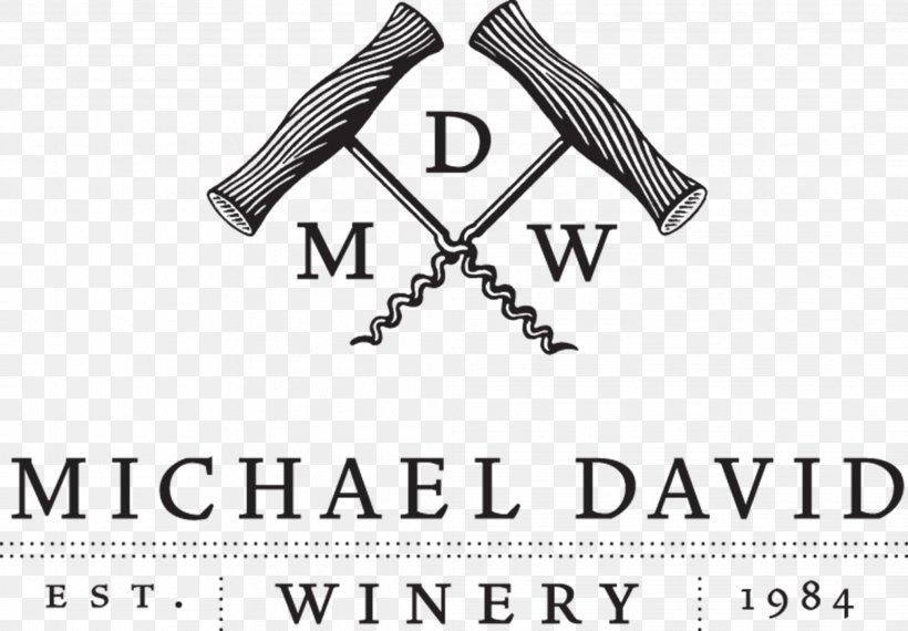 Michael-David Winery Lodi Cabernet Sauvignon Zinfandel, PNG, 2074x1444px, Michaeldavid Winery, Black And White, Brand, Cabernet Sauvignon, Calligraphy Download Free
