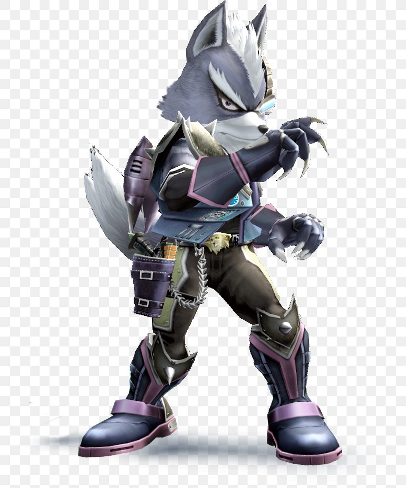 Super Smash Bros. For Nintendo 3DS And Wii U Super Smash Bros. Brawl Star Fox Zero Gray Wolf, PNG, 752x986px, Super Smash Bros Brawl, Action Figure, Armour, Captain Falcon, Fictional Character Download Free