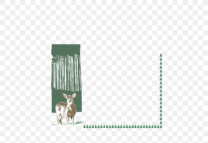 Deer Illustration, PNG, 567x567px, Deer, Animal, Cartoon, Forest, Green Download Free