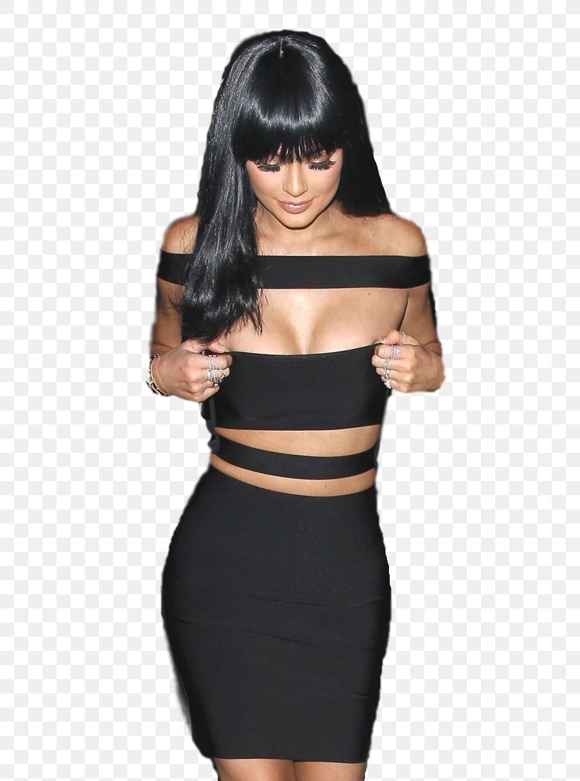 Kylie Jenner Keeping Up With The Kardashians Little Black Dress Kendall And Kylie Fashion, PNG, 736x1104px, Kylie Jenner, Bandage Dress, Black, Calvin Klein, Calvin Klein Collection Download Free