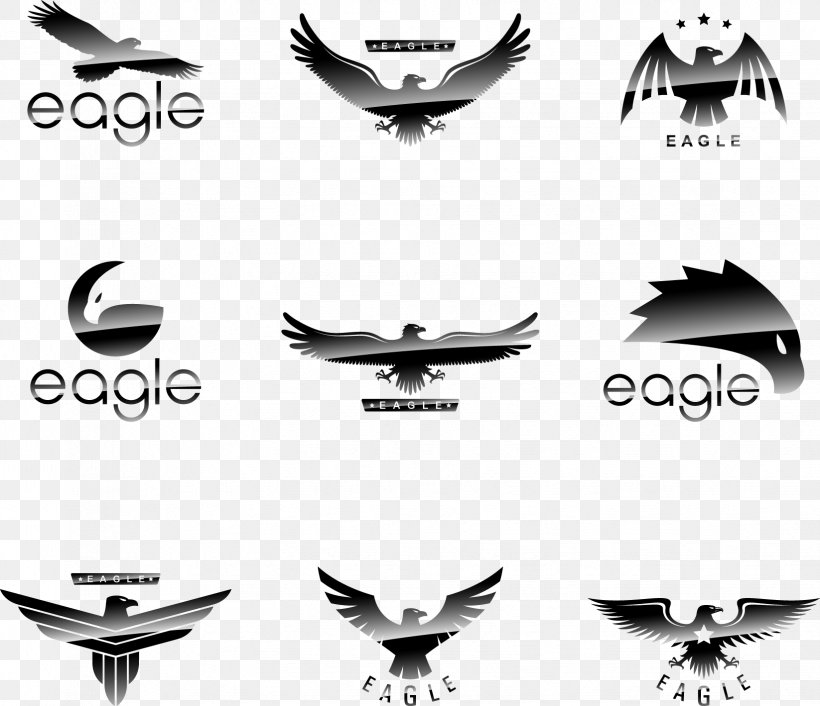 Logo Interior Design Services Graphic Design, PNG, 1646x1419px, Logo, Black And White, Brand, Eagle, Falcon Download Free