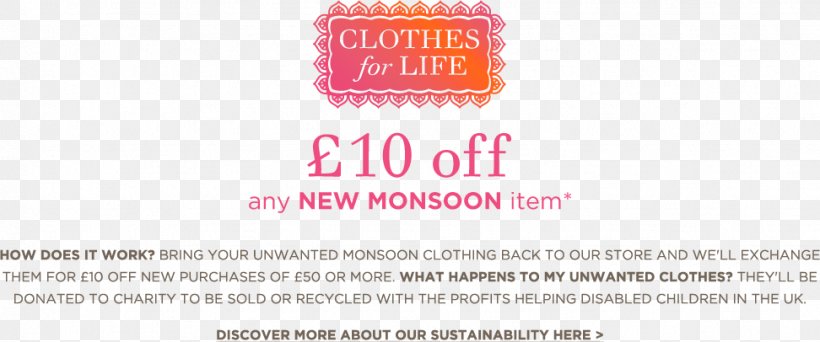 Monsoon Accessorize Clothing Voucher Discounts And Allowances Coupon, PNG, 972x406px, Monsoon Accessorize, Brand, Clothes Shop, Clothing, Coupon Download Free