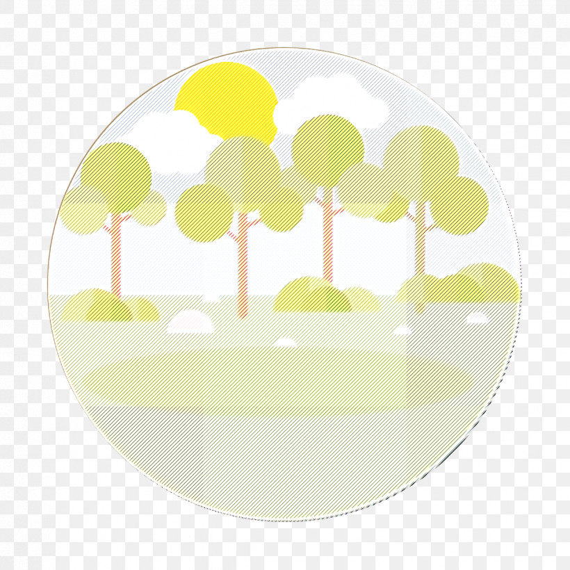 Park Icon Landscapes Icon, PNG, 1234x1234px, Park Icon, Circle, Green, Landscapes Icon, Logo Download Free