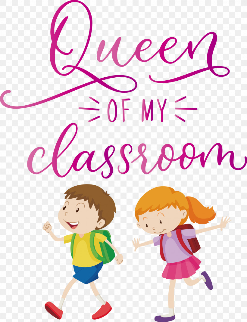 QUEEN OF MY CLASSROOM Classroom School, PNG, 2298x3000px, Classroom, Behavior, Cartoon, Character, Happiness Download Free