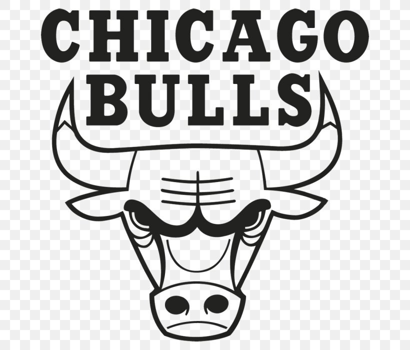 Chicago Bulls Clip Art NBA Cartoon, PNG, 690x700px, Chicago Bulls, Animal, Area, Artwork, Black And White Download Free