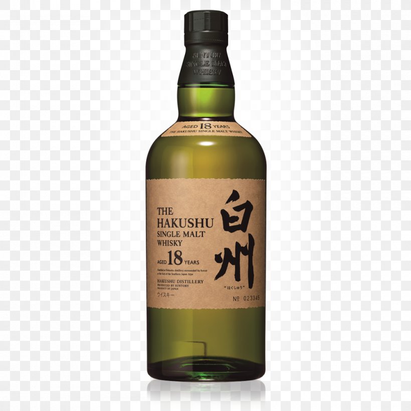 Japanese Whisky Hakushu Distillery Yamazaki Distillery Whiskey Single Malt Whisky, PNG, 1000x1000px, Japanese Whisky, Alcoholic Beverage, Bottle, Brennerei, Dessert Wine Download Free